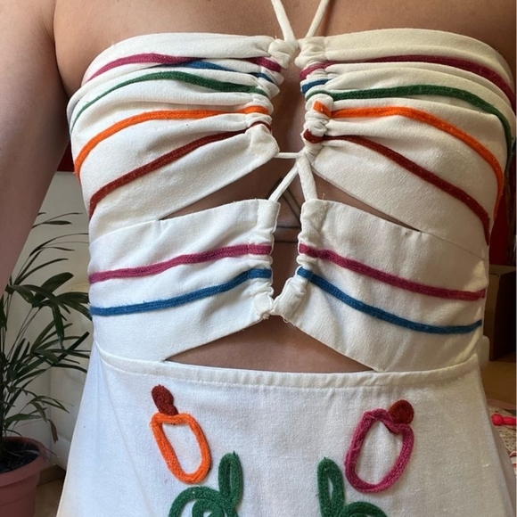 FARM Rio Colorful Embroidered Maxi Dress - Picture 4 of 11